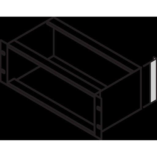 Schroff - Komponente für den Ausbau (Schaltschrank) Eckprofil 24564199 (VE2) 3HE − 4 Packung