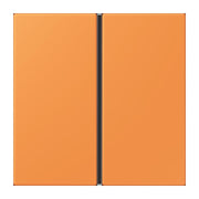 Jung - Abdeckung/Bedienelement für Installationsschalterprogramme Tastensatz 1fach LC 401 TSA 225 orange clair