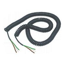 Pepperl+Fuchs Fabrik - Energiekabel < 1 kV, für ortsveränderlichen Einsatz Spiralkabel-Meterware SPK 3x0,5mm#64314924 − 1 Stück