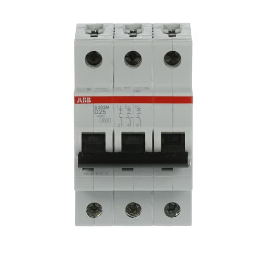 ABB Stotz S&J - Leitungsschutzschalter Sicherungsautomat S203M-D25 10 kA, 25 A, 3P