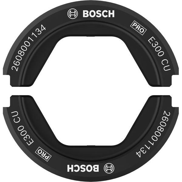 Bosch - Einsatz für Presswerkzeug Kabelschuhe/Verbinder, Aderendhülsen, Schirmanschluss PRO Presseinsatz, E300 CU, 2608001134 300 mm², Kupfere