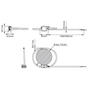 WAGO - Stromwandler Rogowski-Spule 855-9450/2000-1751 D=175mm, Ltg=4,5m − 1 Stück