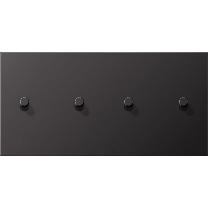 Jung - Abdeckung/Bedienelement für Installationsschalterprogramme Abdeckung mit Kipphebel AL 12-250 D R 01 Zylinder, 1fach,dark
