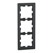 Merten - Abdeckrahmen Rahmen 3f.onyxsw MEG4030-6503 D-Life Glas
