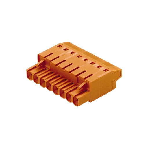 Weidmüller - Kabelsteckverbinder für Leiterplattensteckverbinder LP Verbinder Raster 5.08 BLT 5.08/8 SN OR − 42 Stück