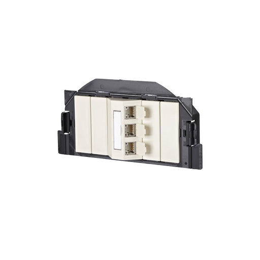 Metz Connect - Kommunikationsanschlussdose Kupfer Unterflurdose C6Amodul 130B11S30201-E 3Port 180 GB2,pws