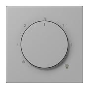Jung - Abdeckung/Bedienelement für Installationsschalterprogramme Abdeckung für Thermostat LC 1749 BF 204 gris moyen (32012)