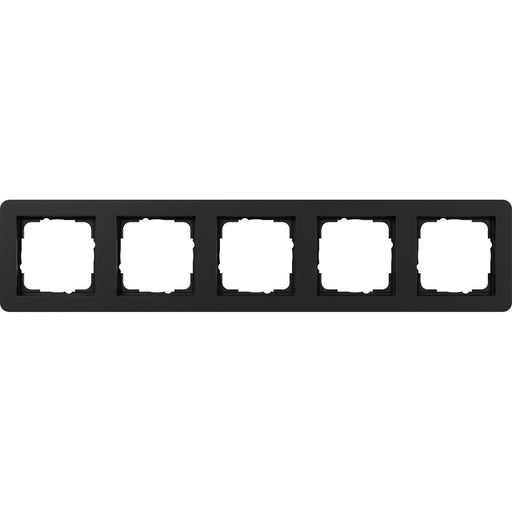 Gira - Abdeckrahmen 5fach 0215153 schwarz m