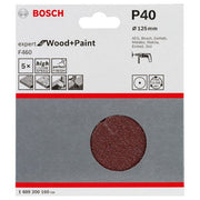 Bosch - Schleifpapier/Schleifvlies PRO F460 Schleifblatt, 1609200160 125 mm, G40