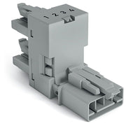 WAGO - Kompaktverteiler für steckbare Gebäudeinstallation h-Verteiler 4-polig 890-1781 Kod. B,grau − 50 Stück