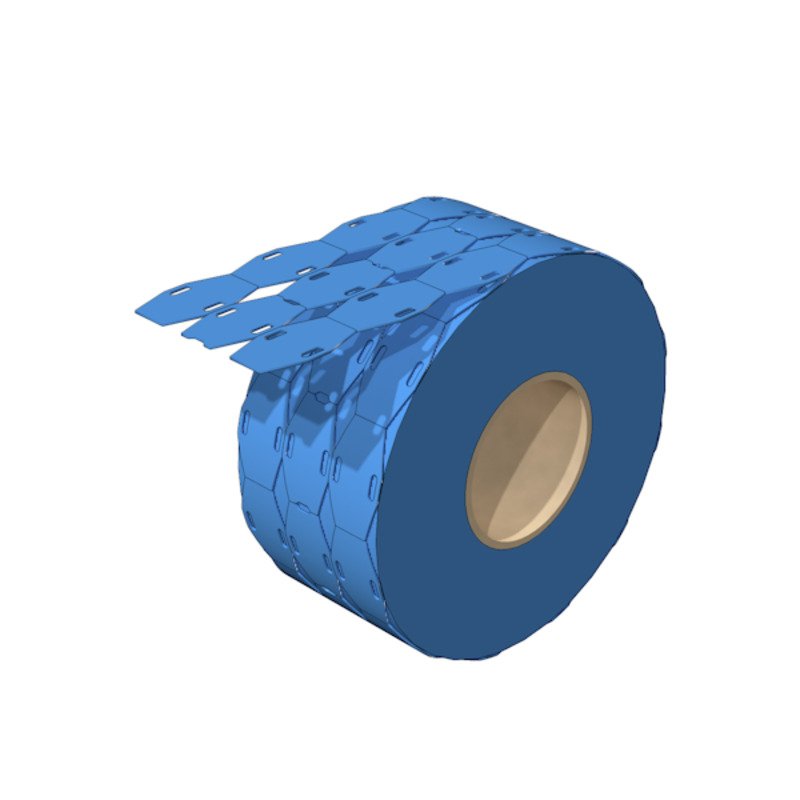 Weidmüller - Kabelmarkierungssystem SFX-VT 9/24 MM BL Polyolefin − 1000 Stück