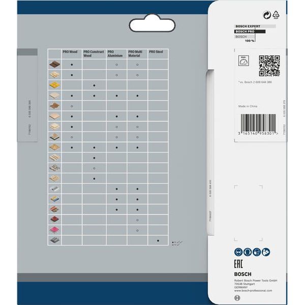 Bosch - Kreissägeblatt PRO Wood cordless 2608837683 Kreissägeblatt 165 x