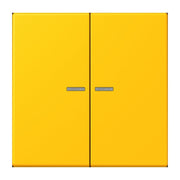 Jung - Abdeckung/Bedienelement für Installationsschalterprogramme Wippe 2fach m. Lichtleiter LC 995 KO5 263 le jaune vif (4320W)
