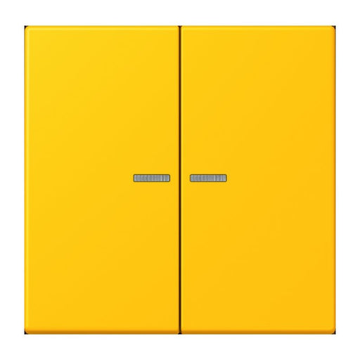 Jung - Abdeckung/Bedienelement für Installationsschalterprogramme Wippe 2fach m. Lichtleiter LC 995 KO5 263 le jaune vif (4320W)
