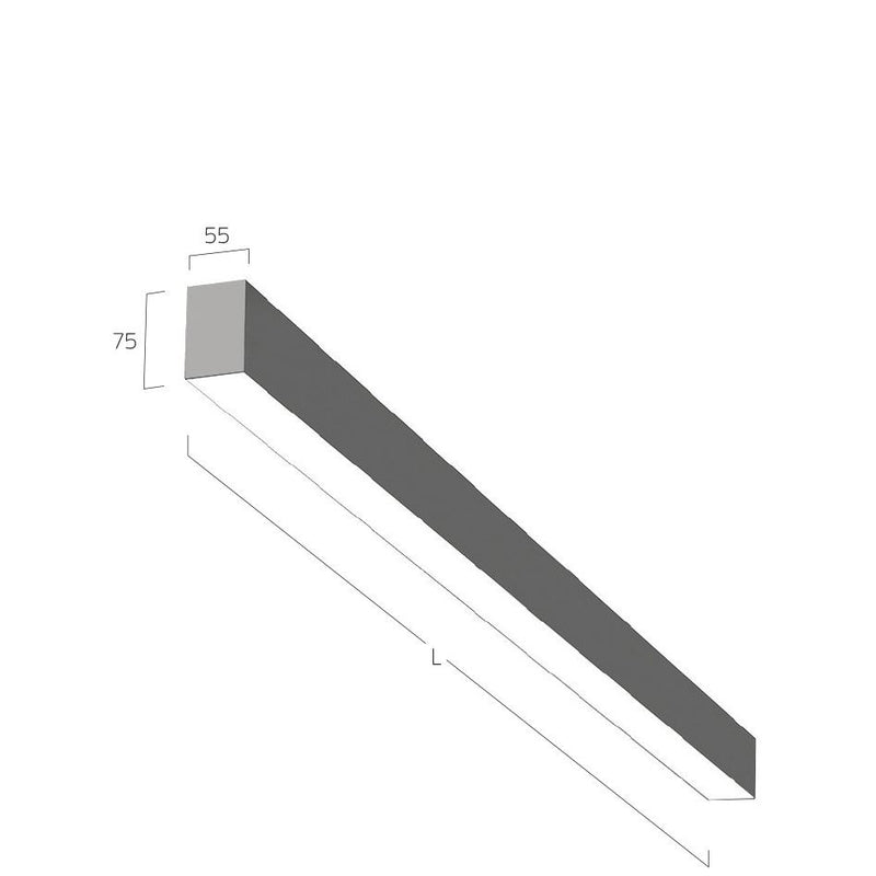 Lightnet - Decken-/Wandleuchte LED-Anbauleuchte LA3AEE-840M-L2055 4000K