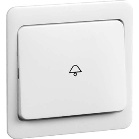 Peha - Abdeckung/Bedienelement für Installationsschalterprogramme Wippe Symbol KLINGEL ws D 80.640 K W für Taster