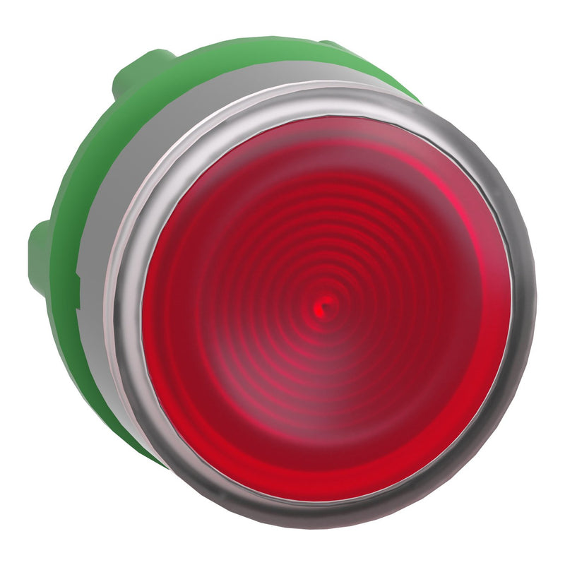 Schneider Electric - Frontelement für Drucktaster Leuchtdrucktaster ZB5AW343SC0 rot, 22mm, in grau