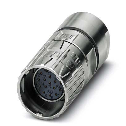 Phoenix Contact - Rundsteckverbinder, feldkonfektionierbar (Industriesteckverbinder) Kabelsteckverbinder M23-17S1N8A80DUS − 1 Stück