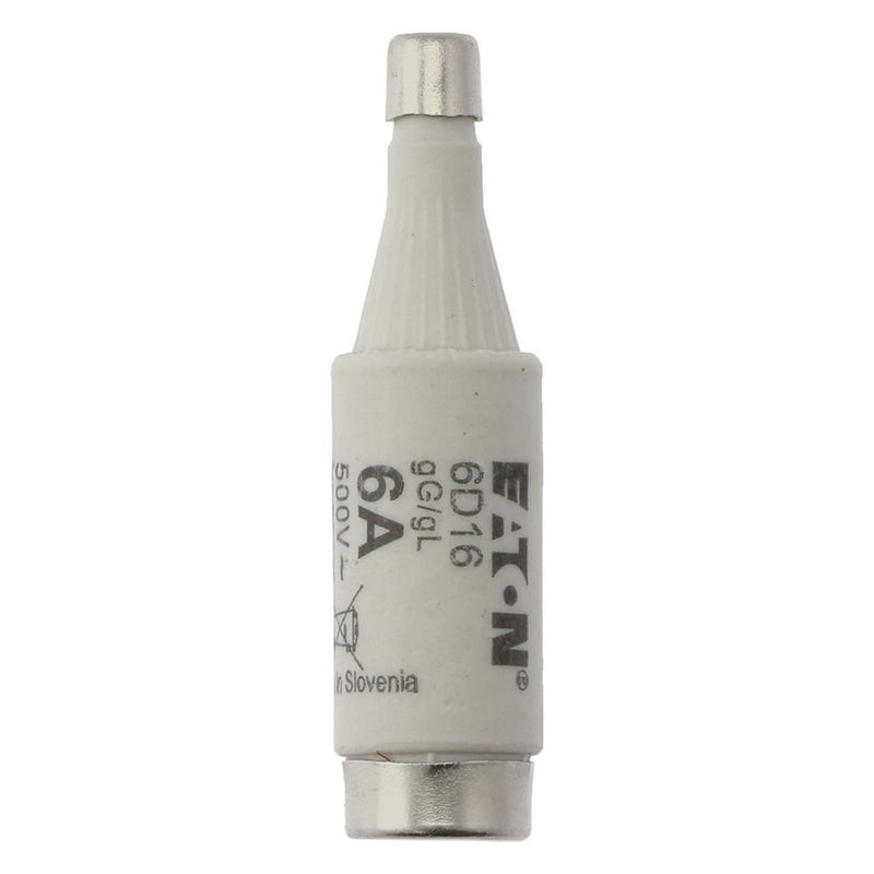 Eaton - D-Sicherungseinsatz Sicherungseinsatz Nieders. SICHERUNG-#6D16 6A AC 500V 100kA − 10 Stück