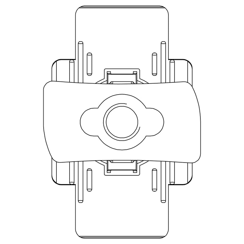 K2 - Photovoltaik-Verbindungs- und Befestigungselement Einlegemutter Edelstahl 1001643 mit Montageclip