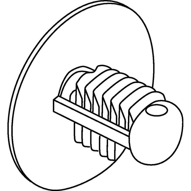 HellermannTyton - Befestigungsschelle für Kabel/Rohre Blindstopfen 151-00414(2500) schwarz − 2500 Stück