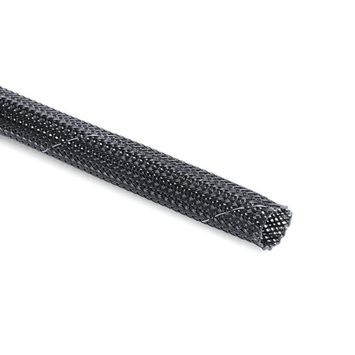 HellermannTyton - Hohlgeflechtschlauch Geflechtschlauch flammhem. HEGPETFR20PETBK(50) 18-25 mm schwarz − 50 Meter