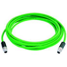 Telegärtner - Konfektionierte Leitung für steckbare Gebäudeinstallation STX M12x1-M12x1 VL X-kod. 100017139 Cat.6A SFTP-A0100