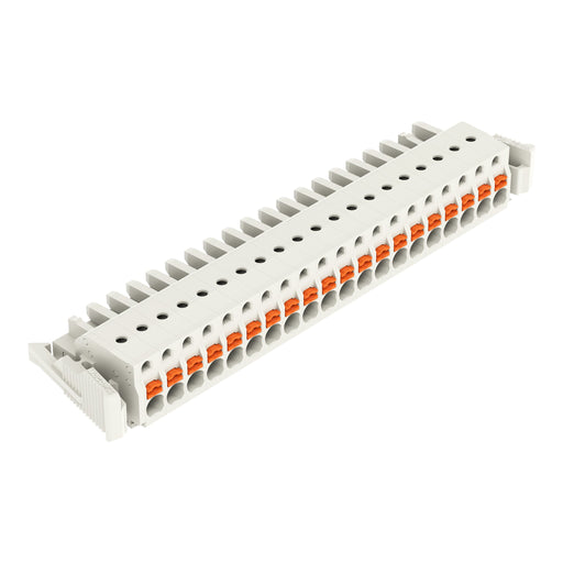 WAGO - Kabelsteckverbinder für Leiterplattensteckverbinder 1-Leiter-Federleiste 2721-120/037-000 Push-inCAGECLAMP,lgr − 10 Stück