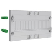 ABN - Verteilerfeld für Installationsverteiler Leermodul tief FB1 BH1 mit ABNPB101L0230 perforierter