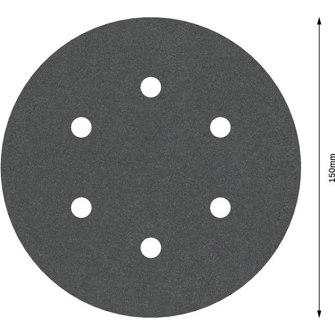 Bosch - Schleifpapier/Schleifvlies PRO F355 Schleifblatt, 150 2608605129 mm, G320, 5-tlg