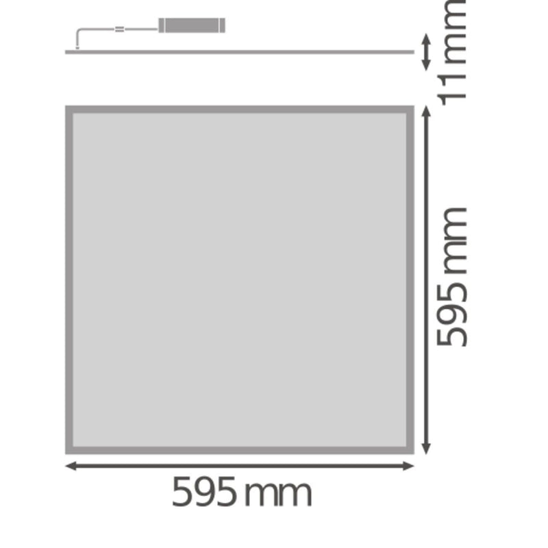Ledvance - Decken-/Wandleuchte LED-Panel HCL M600 BIOLUXHCLPL600S41WTW TW, DALI