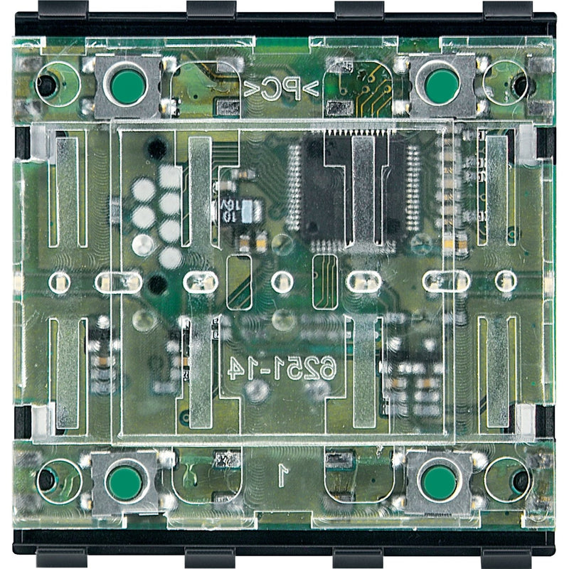 Schneider Electric - Bussystem-Tastsensor KNX-Tastermodul 2-fach MTN625299 System M