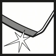 Bosch - Blatt für Oszillierer Schaber Starlock 2609256954 ATZ 52 SC, Starr