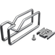 Enoc - Kabelführung für Gehäuse/Schränke Kabelführungsring KBM 01 (VE10) 26x105x44 chrom