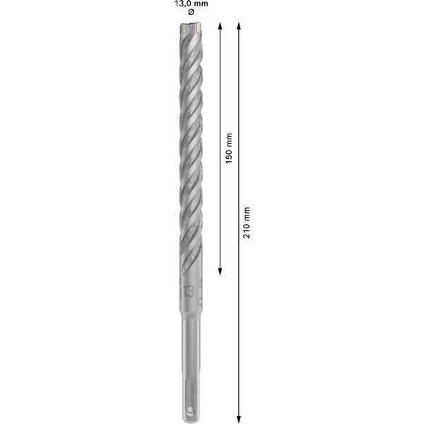 Bosch - Bohrer PRO SDS plus-5X 2608833814 Hammerbohrer 13 x