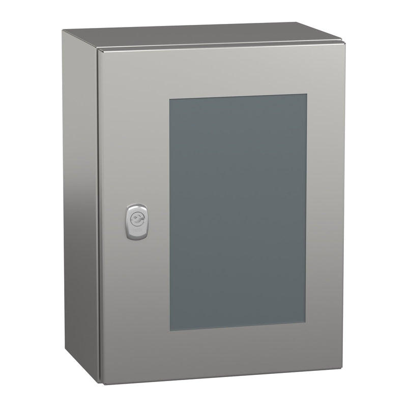 Schneider Electric - Gehäuse/Schaltschrank (leer) Wandschrank 304L NSYS3X4320T 400x300x200 Sichttür