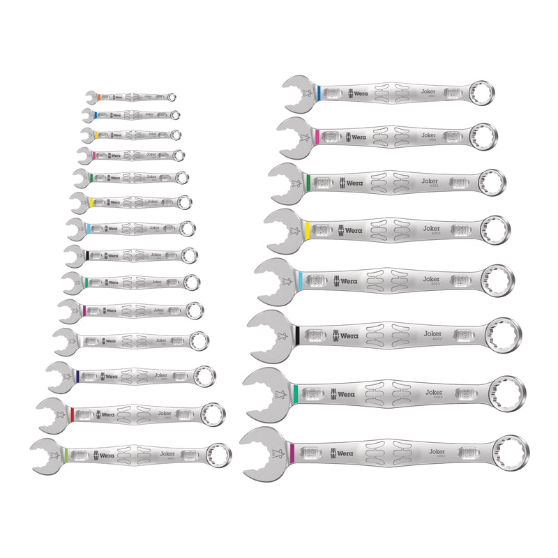 Wera - Schraubenschlüsselset Ringmaulschlüssel-Satz 05020232001 6003 Joker 22 Set 1