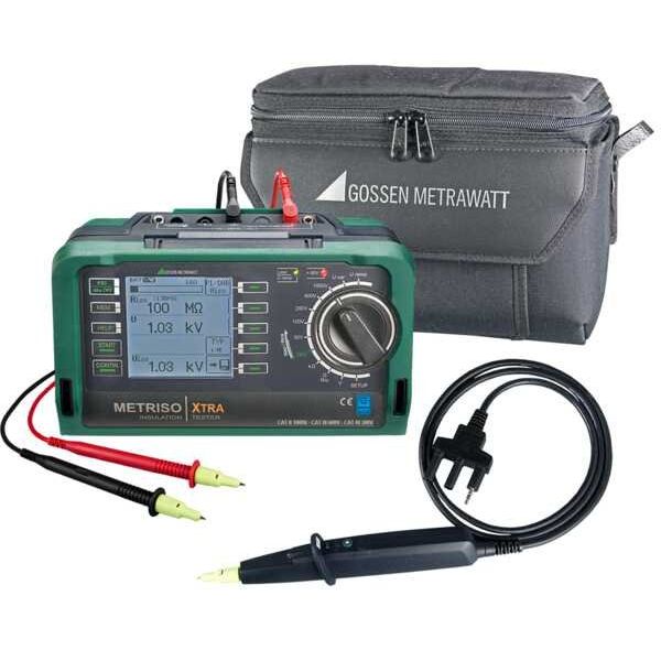 Gossen Metrawatt - Isolationsmessgerät Pakete METRISO XTRA - Set mit Fernauslöser