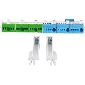 Hensel - Ein- und mehrpolige Klemmenleiste PE-Klemme/N-Trennklemme FC PN 30 NT FIXCONNECT