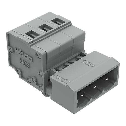 WAGO - Kabelsteckverbinder für Leiterplattensteckverbinder 1-Leiter-Stiftleiste 231-603/018-000 CAGECLAMP,2,5mm²,gr − 100 Stück
