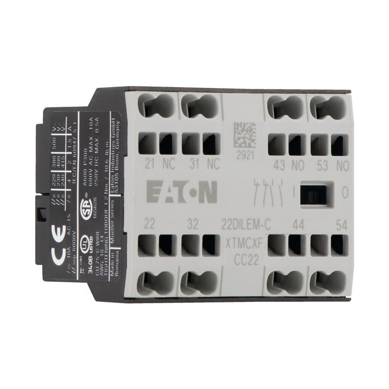 Eaton - Hilfsschalterblock Zub.Leistungsschütz 22DILEM-C mit Federzugklemme