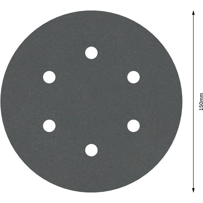 Bosch - Schleifpapier/Schleifvlies PRO F355 Schleifblatt, 150 2608605130 mm, G400, 5-tlg