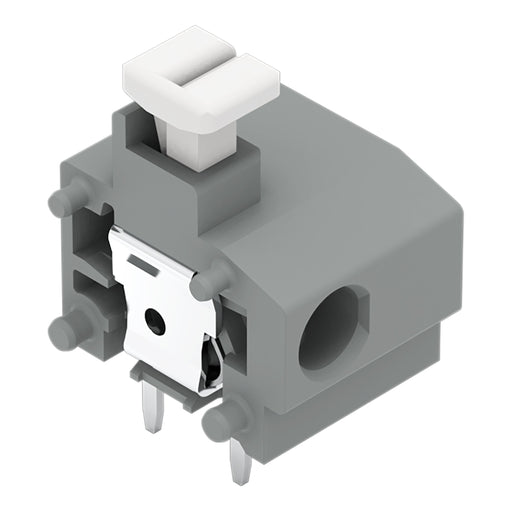 WAGO - Leiterplattenklemme Anreihbare Leiterplattenk. 235-801/331-000 Drücker,1,5mm²,gr − 100 Stück