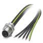 Phoenix Contact - Rundsteckverbinder, feldkonfektionierbar (Industriesteckverbinder) Einbausteckverbinder SACC-DSI-M12#1415294
