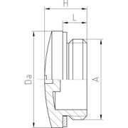 Jacob - Verschlussschraube 10.1615 PAV M16x1,5 − 100 Stück