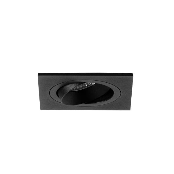 Brumberg Leuchten - Downlight/Strahler/Flutlicht Einbaumodul quadratisch 45011180 strukturschwarz