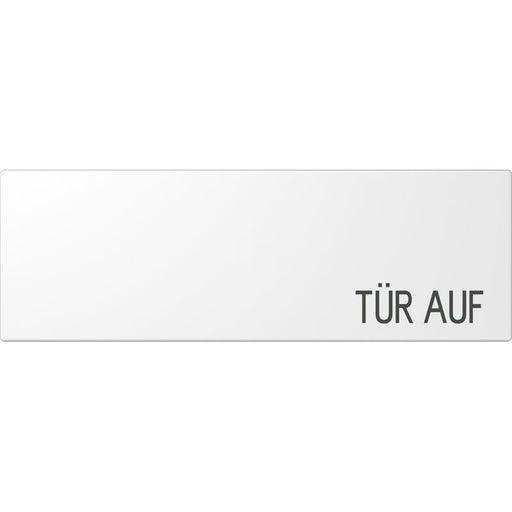 Jung - Abdeckung/Bedienelement für Installationsschalterprogramme Wippe TÜR AUF aws lack ES 2993 DH WW 70x212,4mm waagerech