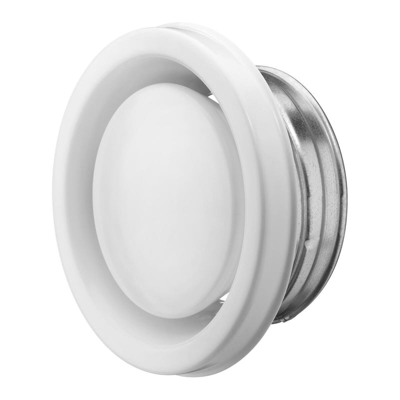 Helios Ventilatoren - Brandschutzklappe rund Brandschutz-Tellerventil BTV 160 mit Einbauring  − 1 Stück