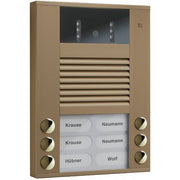 TCS Tür Control - Türstation für Türkommunikation Video color Außenstation AVE14063-0012 6Tast 2reih.AP bro