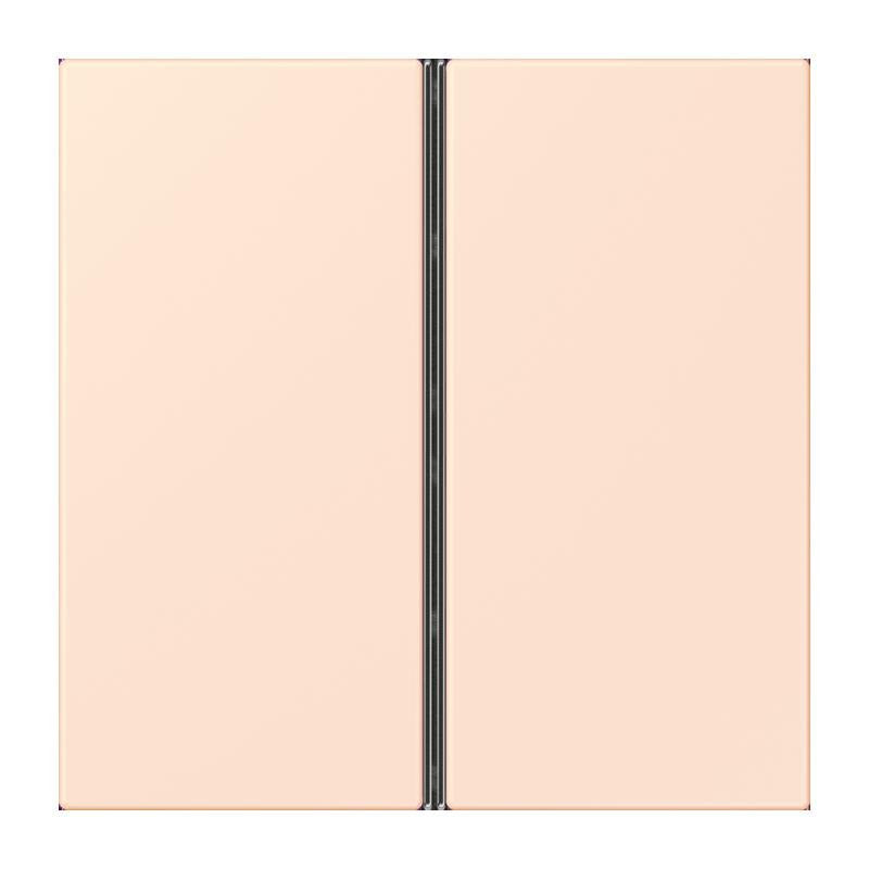 Jung - Abdeckung/Bedienelement für Installationsschalterprogramme Tastensatz 2fach LC 402 TSA 226 orange pale